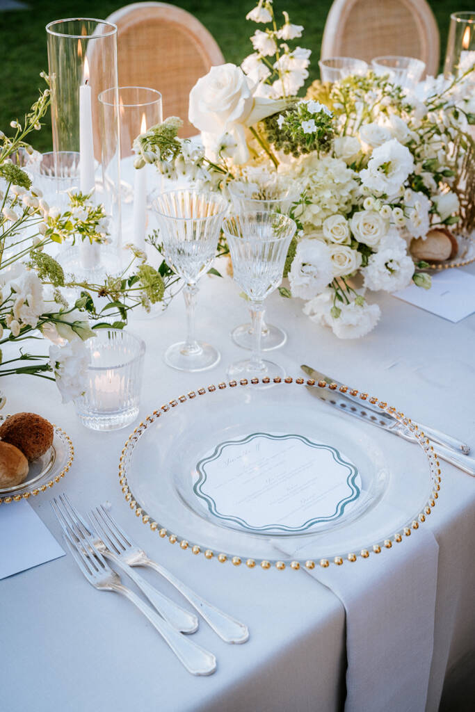 luxury wedding reception