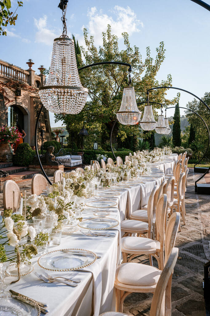 luxury wedding reception